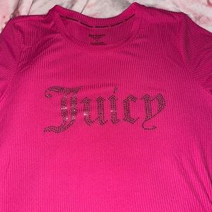 Juicy Couture ribbed bling sleep shirt